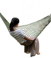 Green mesh with Woman on side